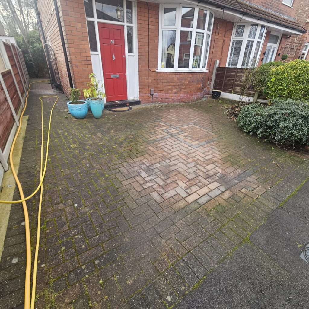 block paving clean Stockport