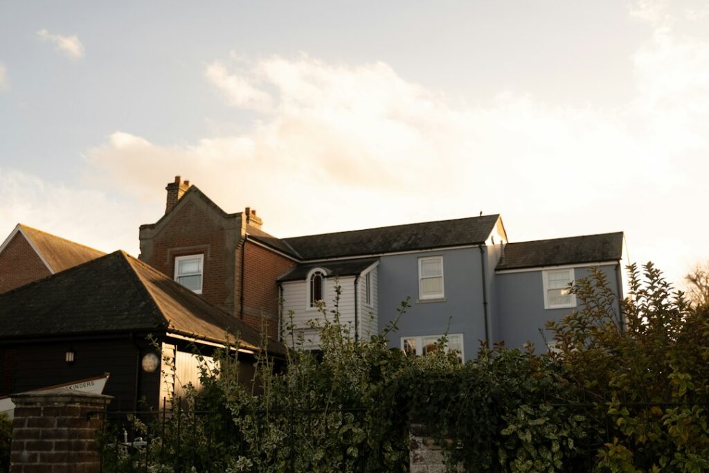 Clean rendered residential properties