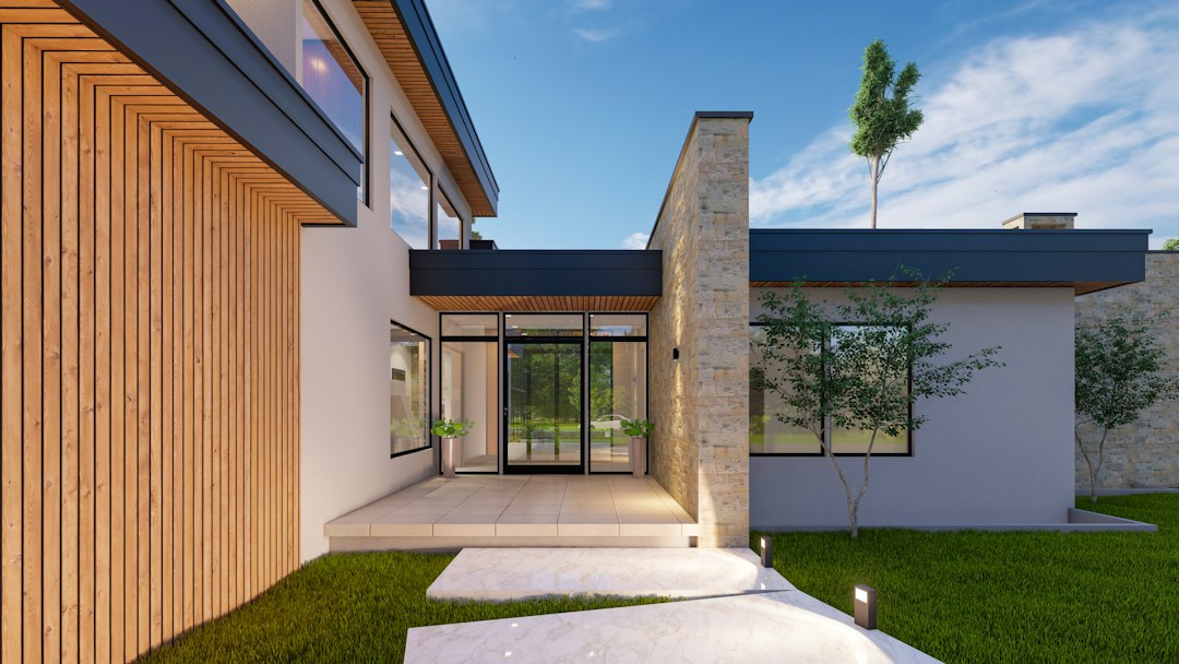 Rendered property exterior